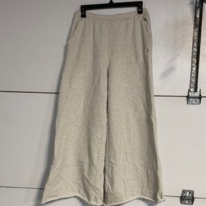 FP Movement by Free People Cream Wide Leg Pants